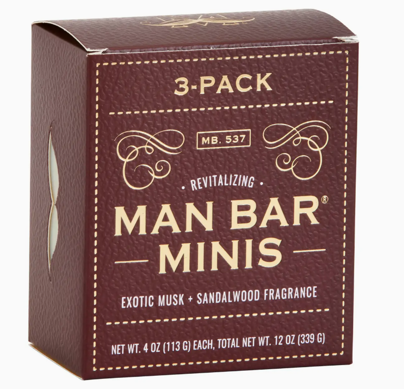 Man Bar Miniature 3pc Gift Set
