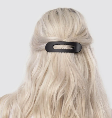 KITSCH Flat Lay Claw Clip 2pc Flat - Black & Tort