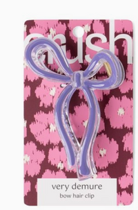 Very Demure Bow Hair Clip