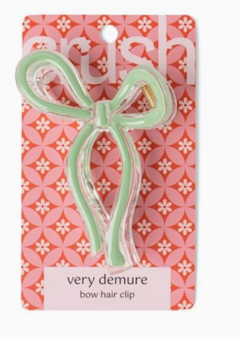 Very Demure Bow Hair Clip