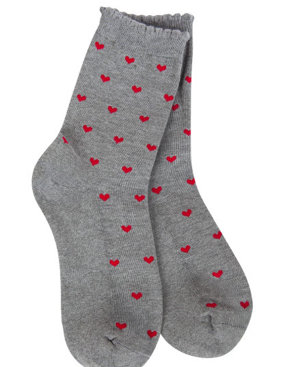 Weekend Scallop Heart Mini Crew