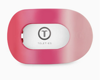 TELETIES Flat Round Hair Clip | Large | Kiss & Tell