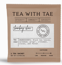 Tea With Tae Individual Wrapped Tea Bag