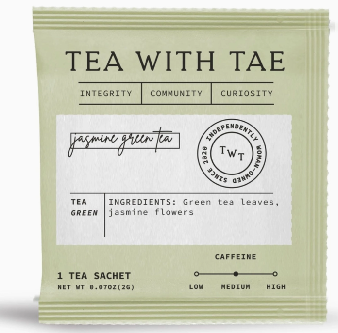 Tea With Tae Individual Wrapped Tea Bag