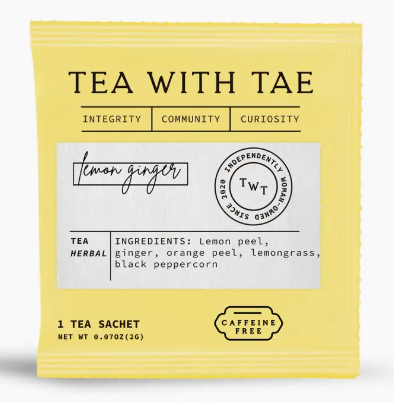 Tea With Tae Individual Wrapped Tea Bag