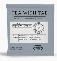 Tea With Tae Individual Wrapped Tea Bag