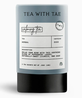 Tea With Tae Mini Tea Tube Gift (5 Tea Bags)