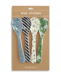 Bamboo Melamine Spoons Set of 4