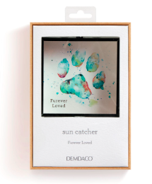 Paw Print Suncatcher - 3x3in