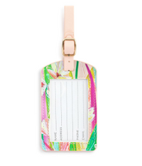 Floral Luggage Tag