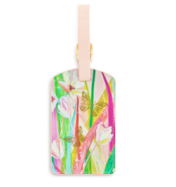 Floral Luggage Tag