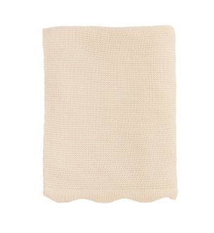 Scalloped Throw Blanket