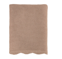Scalloped Throw Blanket