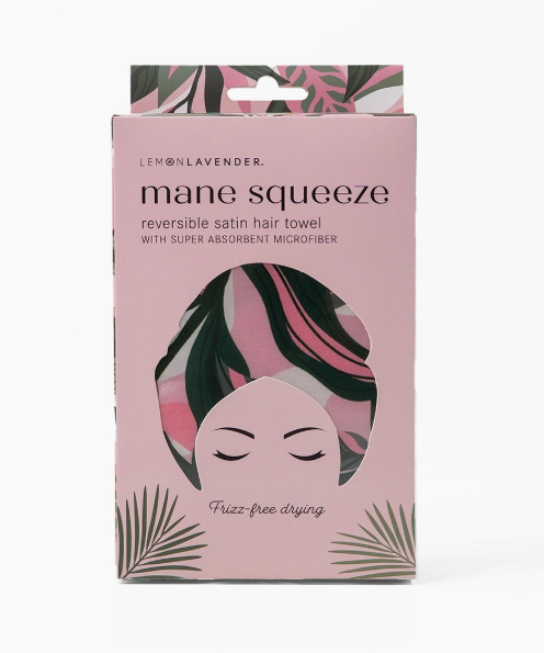 Mane Squeeze Reversible Satin Hair Towel