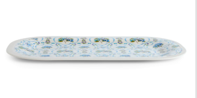 Hydrangea Medium Melamine Rectangular Platter