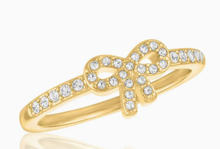 Bow Gold Layers Ring