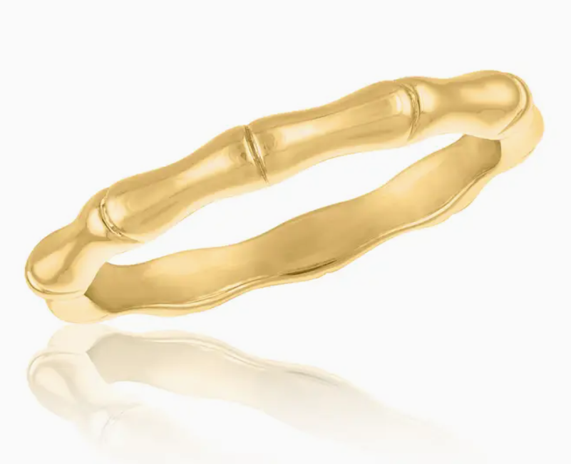 Bamboo Gold Layers Ring