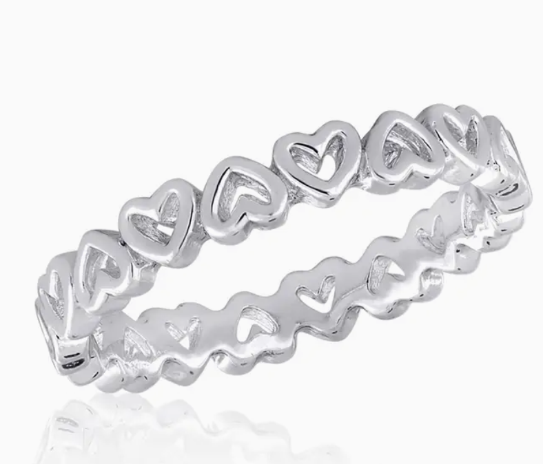 Heart Band Ring