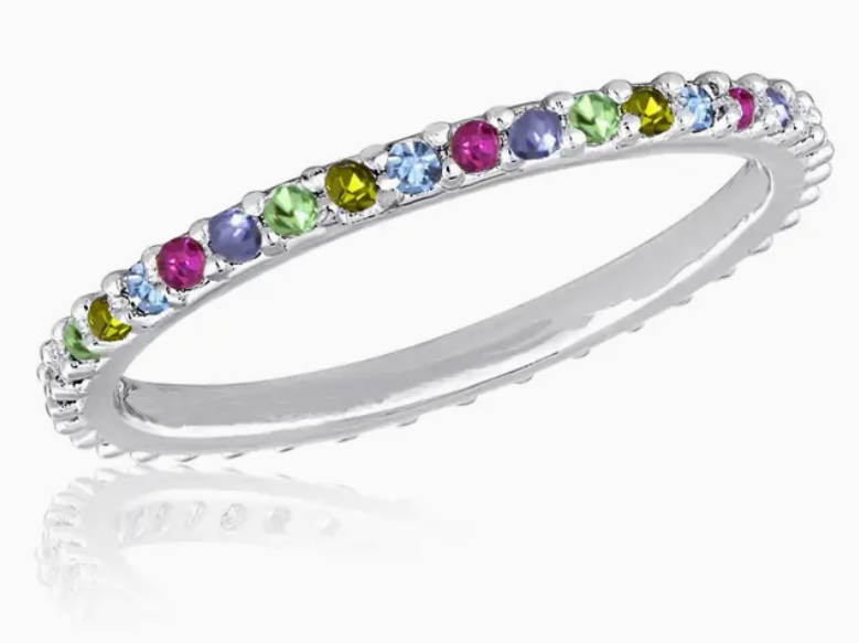 Thin Multi Diamond Ring