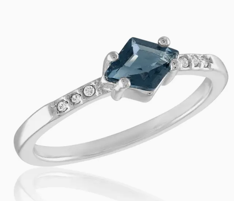 Montana Blue Solitaire Ring
