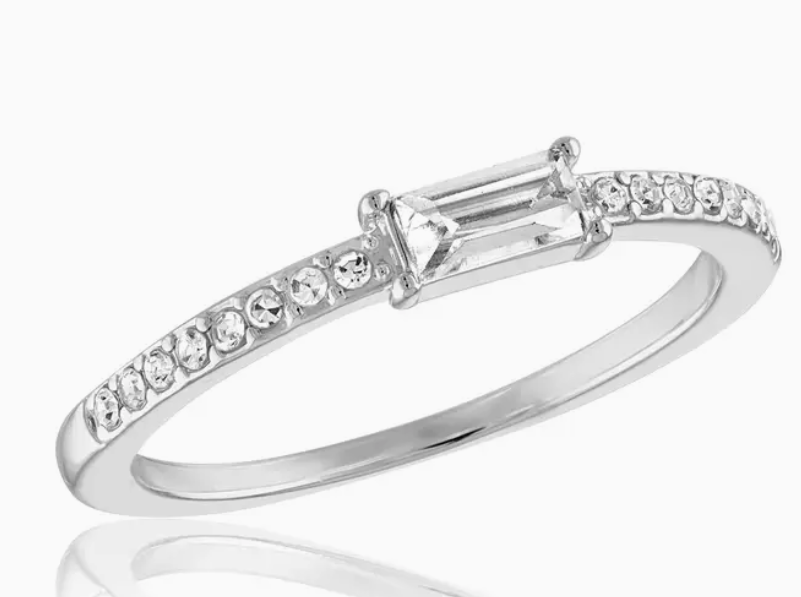 Petite Baugette & Cz Ring