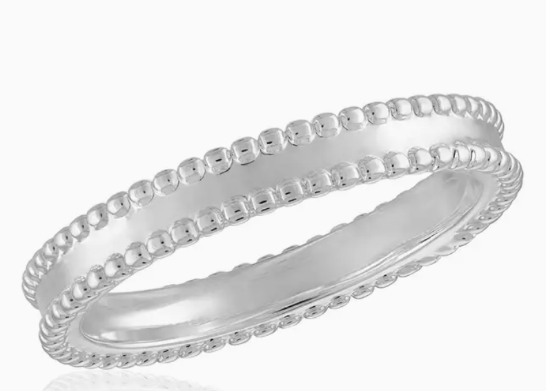 Bordered Band Ring
