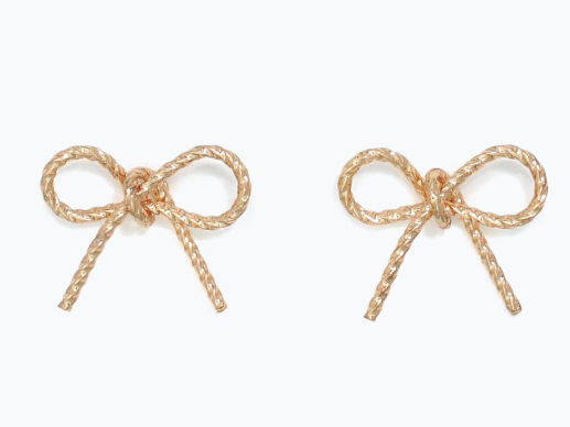 Cuties Rope Bow Earrings