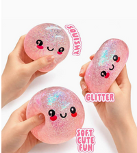 Mystery Squishy Glitter Steamed Bun Dumpling Toy