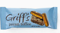 Griff's Pecan Toffee - 1oz Dark Chocolate Toffee