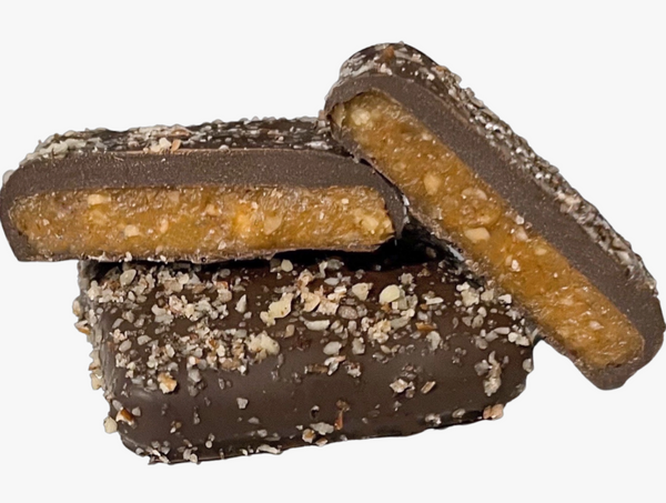 Griff's Pecan Toffee - 1oz Dark Chocolate Toffee