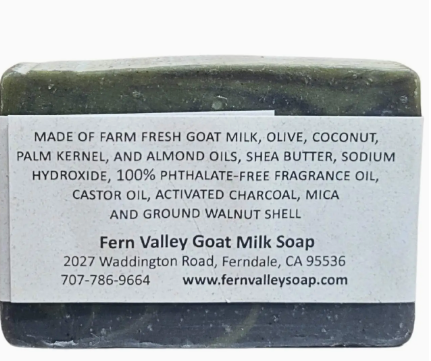 Black Jack Goat Milk Soap