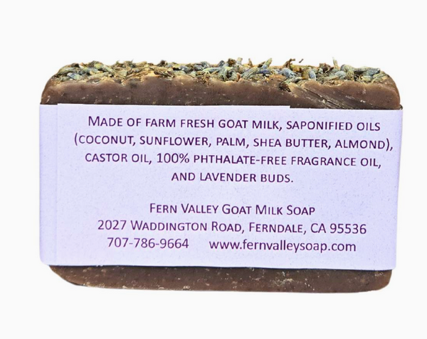 Lavender+Black Amber Goat Milk Soap