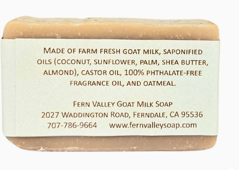 Oatmeal+Honey Scrub Goat Milk Soap