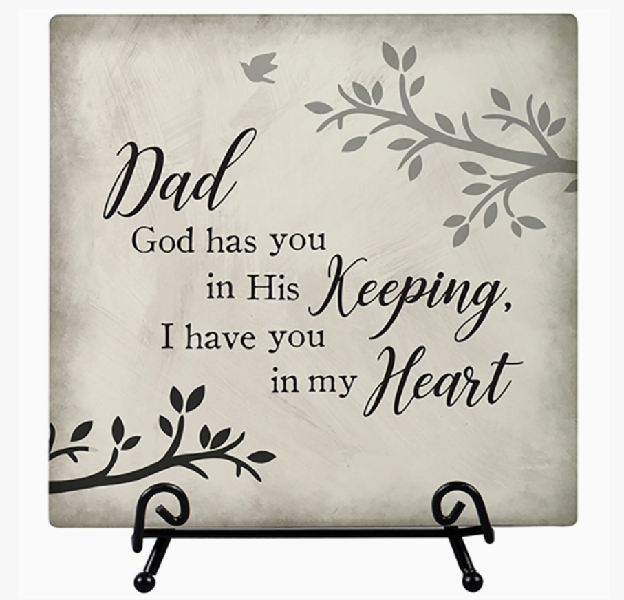 Dad Comfort Easel Plaque