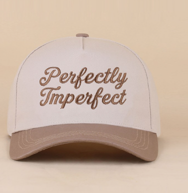 Perfectly Imperfect Two Tone Snapback Hat