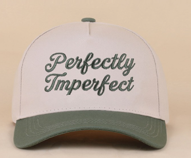 Perfectly Imperfect Two Tone Snapback Hat