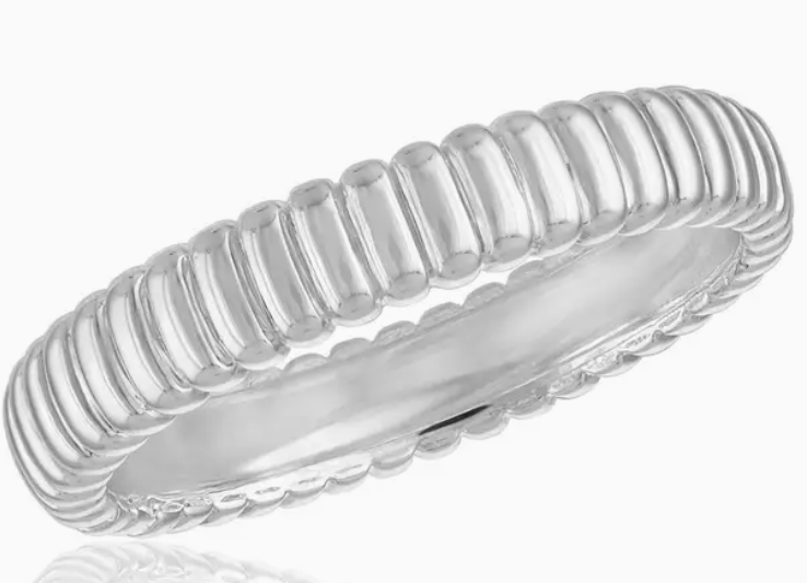 Dome Band Stack Ring