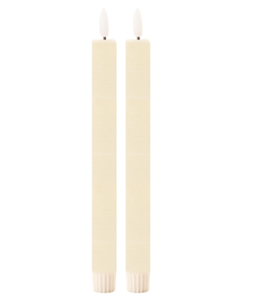 FIA Wick Taper Candle Cream Set of 2