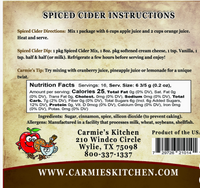 Carmie's Wassail Spiced Cider Mix