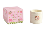 Hand Painted Ceramic Candle