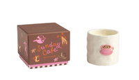 Hand Painted Ceramic Candle