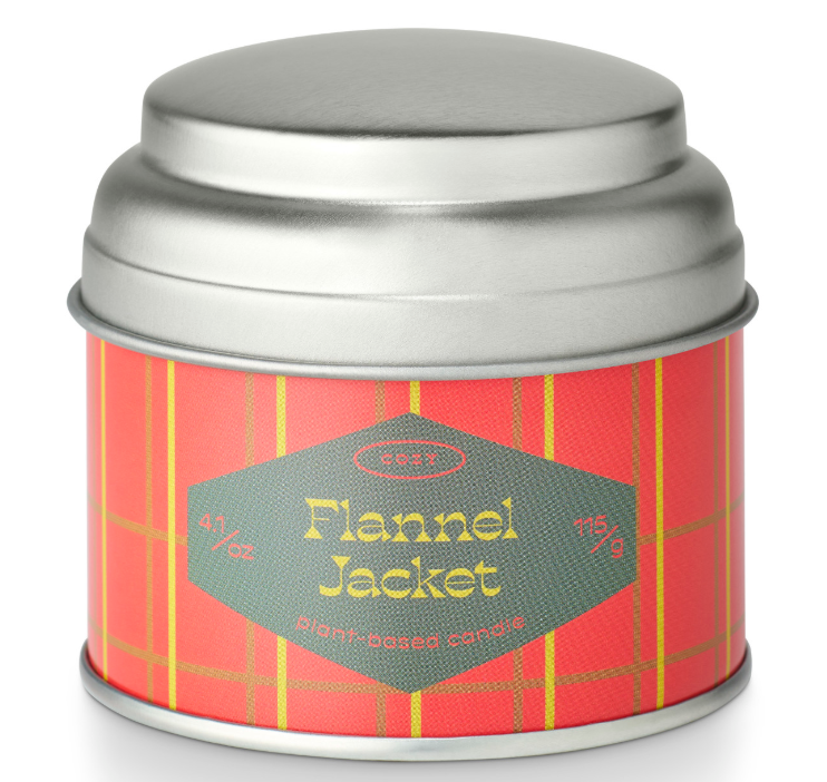 Flannel Jacket Grandpa's Tin