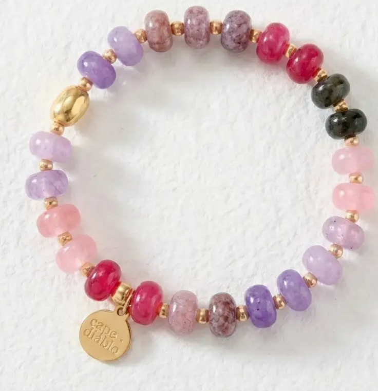 Berry Jade Bloom Bracelet