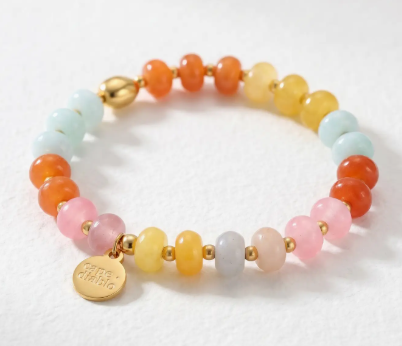 Amber Jade Bloom Bracelet