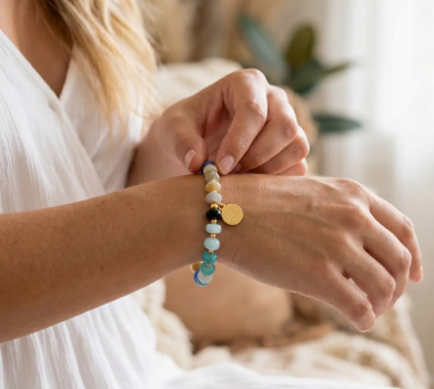 Azure Jade Harmony Bracelet