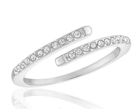Wrap CZ Stack Ring
