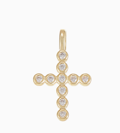 Legacy Cross Charm in Gold