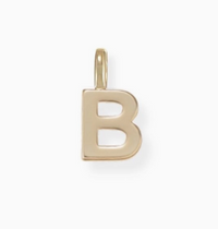 She's Classic Initial Charm in Gold
