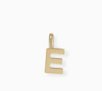 She's Classic Initial Charm in Gold
