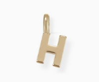 She's Classic Initial Charm in Gold